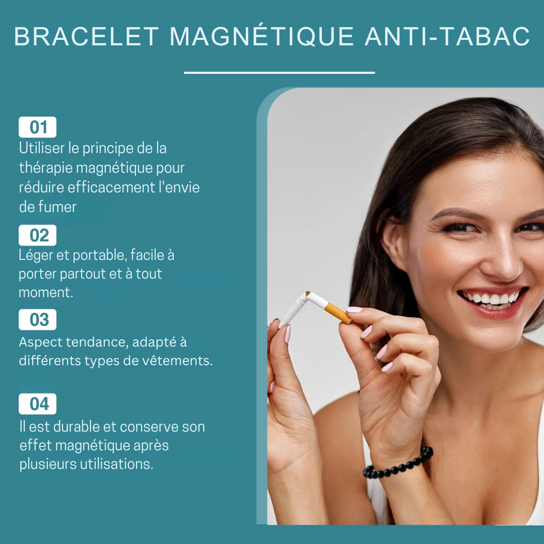 Bracelet anti-tabac solution naturelle pour arrêter de fumer
