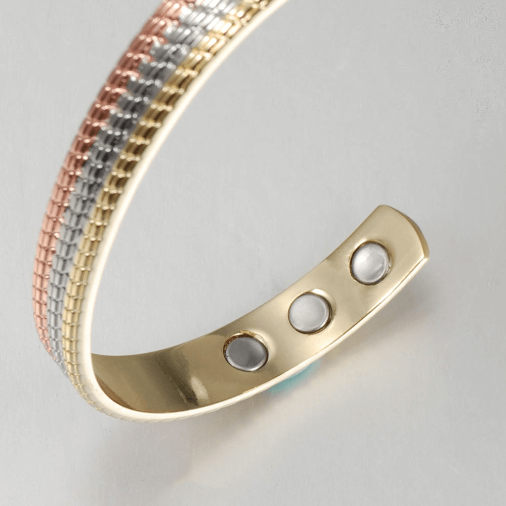 aimants bracelet magnetique trio cuivre