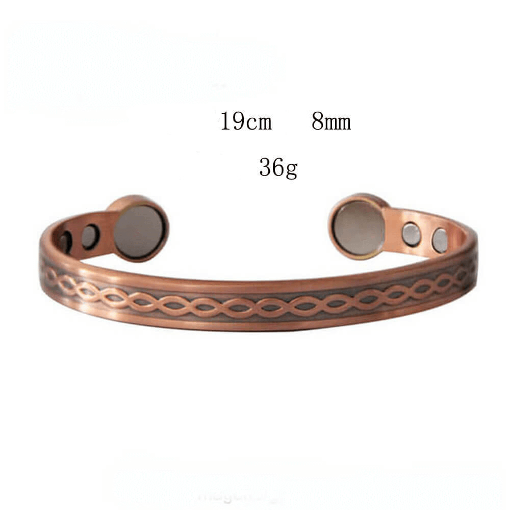 Bracelet Cuivre Magnétique Energie dimension/poid