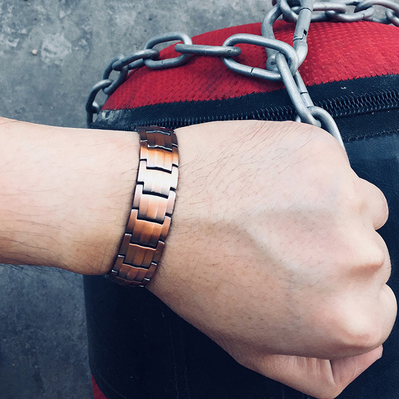 Bracelet magnétique Homme Cuivre