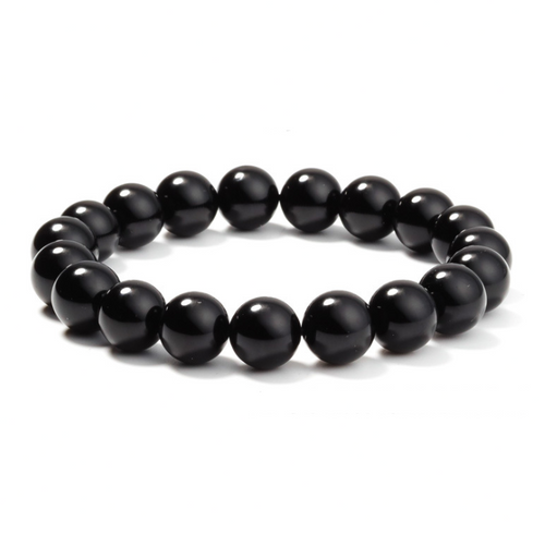 bracelet en agate noire