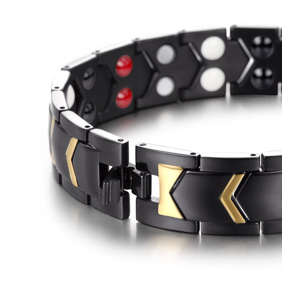 homme bracelet aimanté