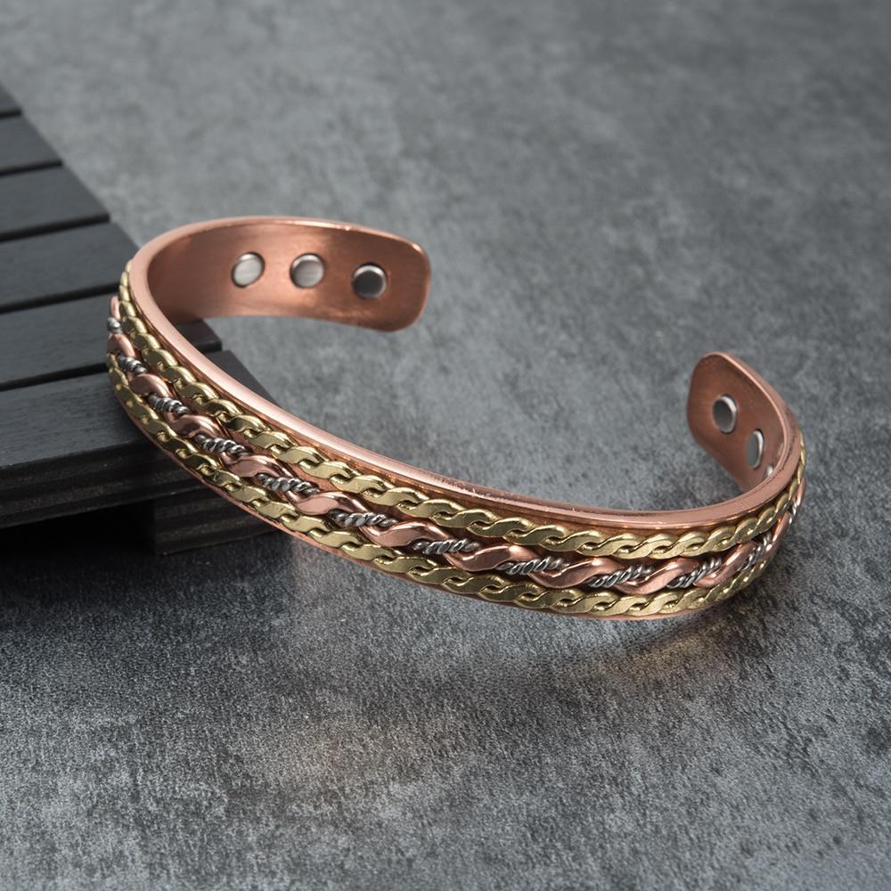 bracelet magnetique cuivre et zinc