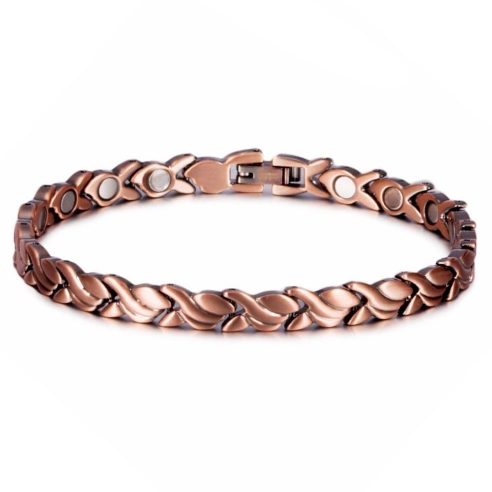 bracelet en cuivre pour femme fermoir