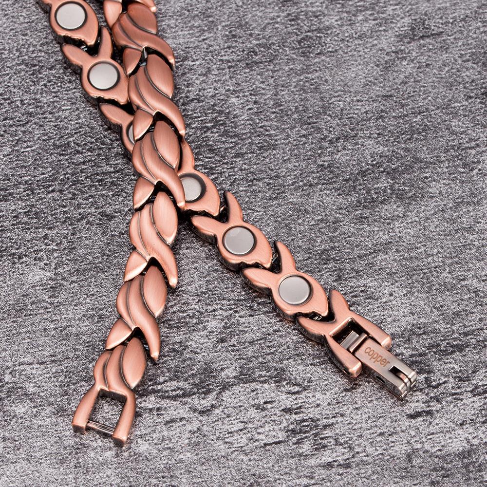 Bracelet Cuivre aimant Magnétique Femme