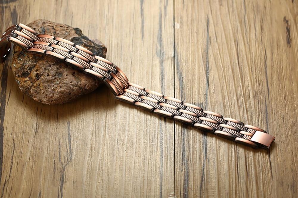 Bracelet Cuivre Homme aimants Élégant