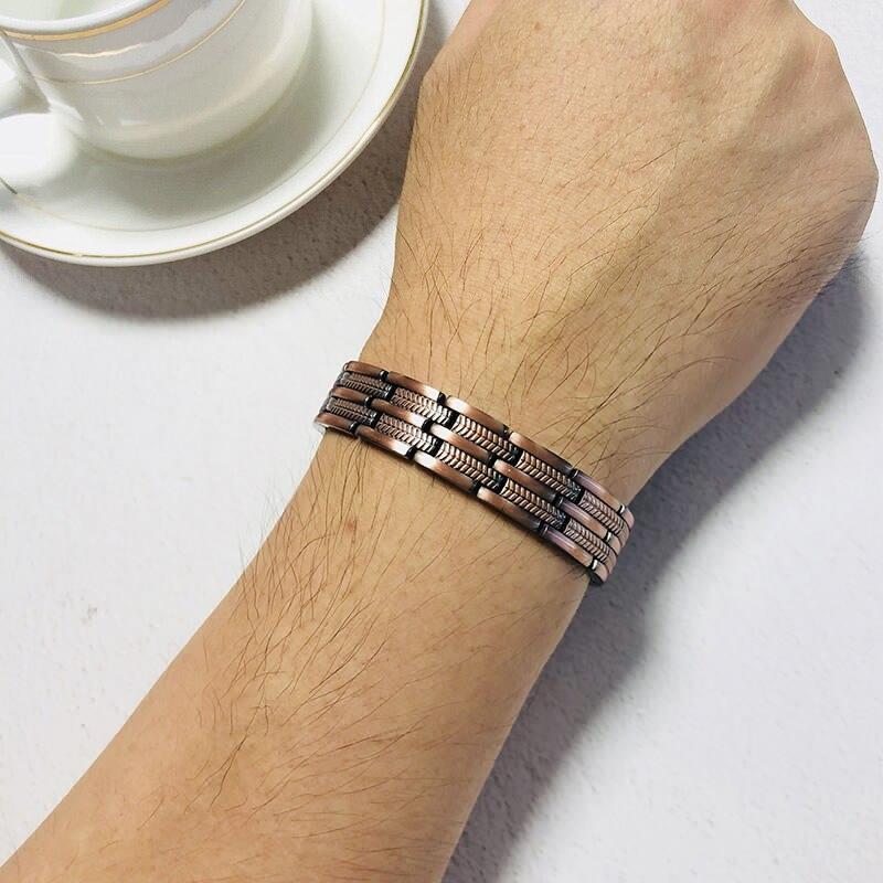 bracelet cuivre homme grand