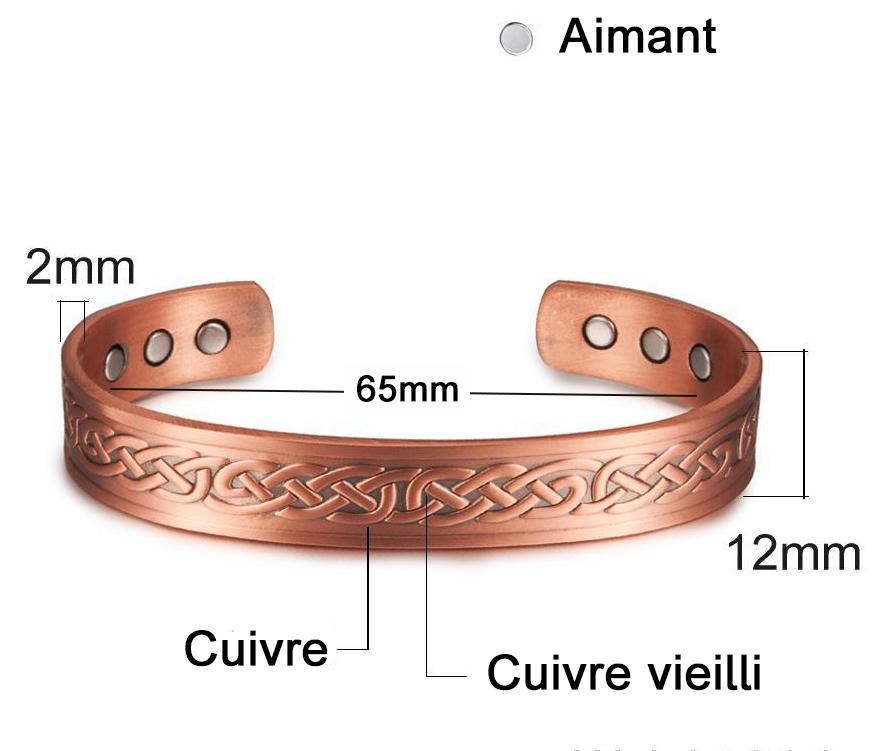 bracelet cuivre magnétique effets