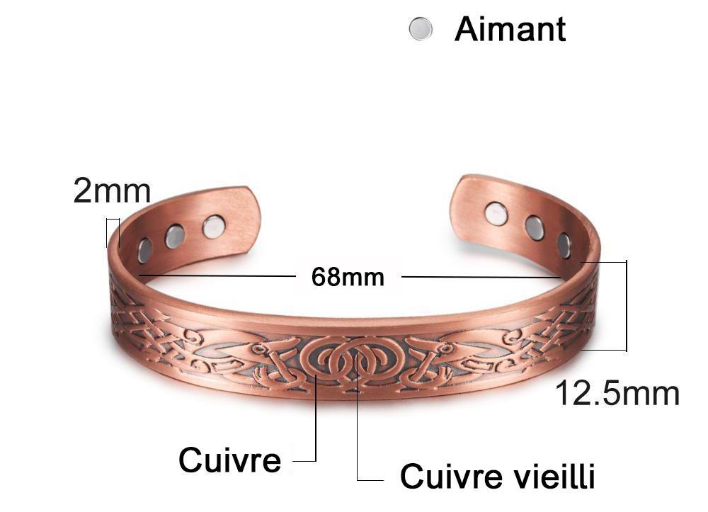 Bracelet avec aimants Tibétain