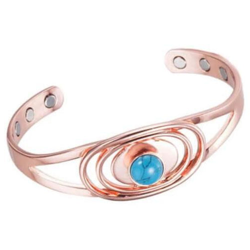 bracelet cuivre turquoise