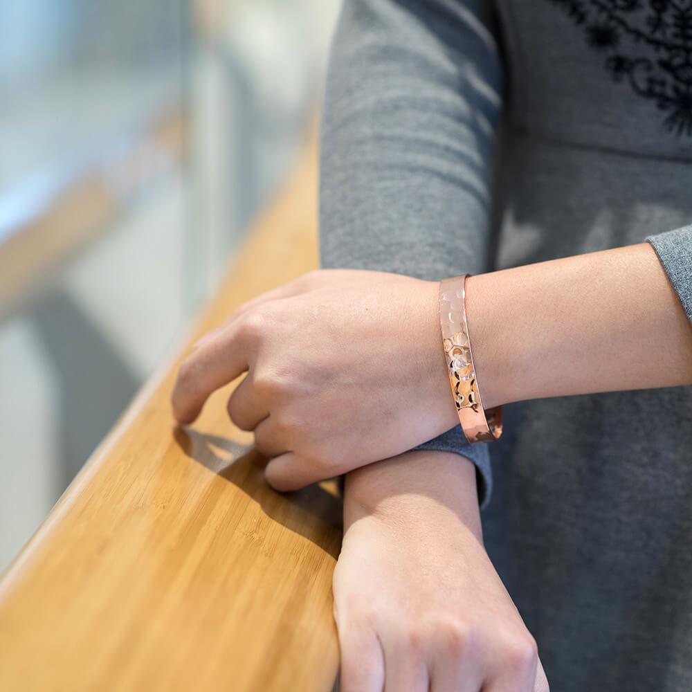 bijoux cuivre porté
