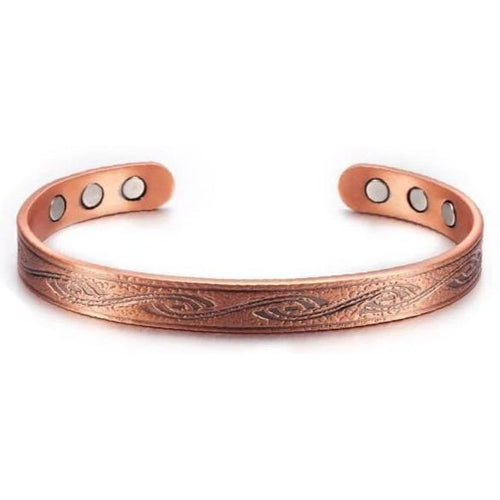 Bracelet cuivre magnétique houle