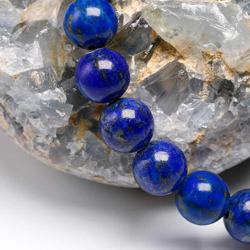 Bracelet Énergétique en Lapis Lazuli
